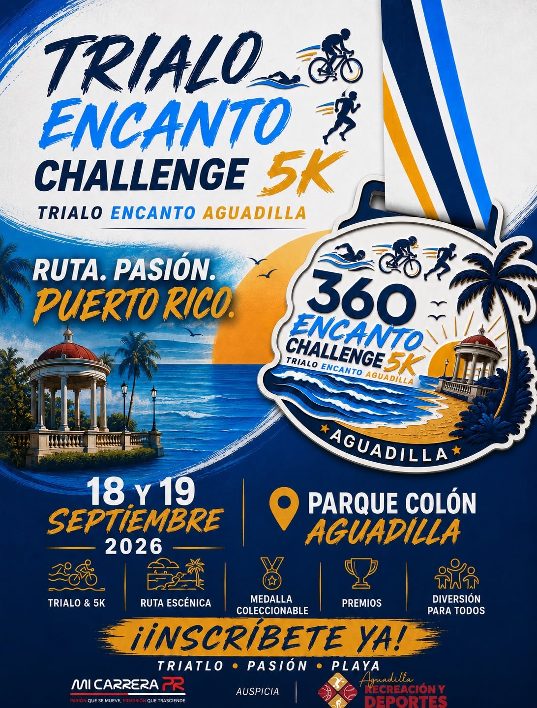 Portada de Aguadilla Encanto Challenge Weekend - Triathlon