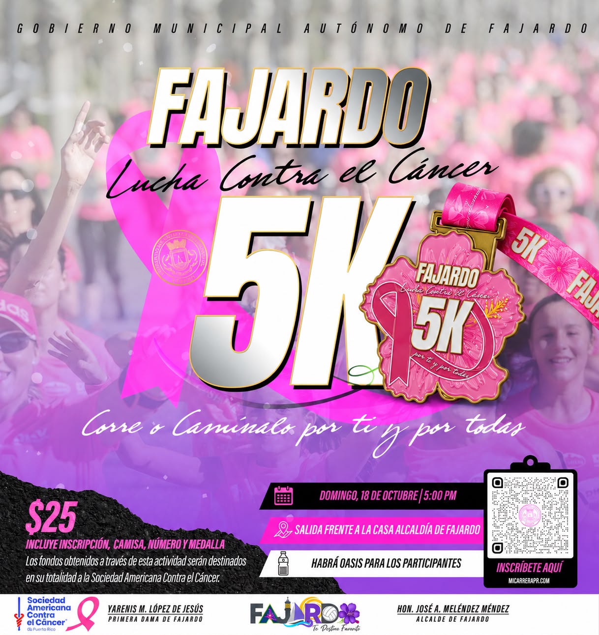 Portada de Fajardo Lucha Contra el Cáncer 5k