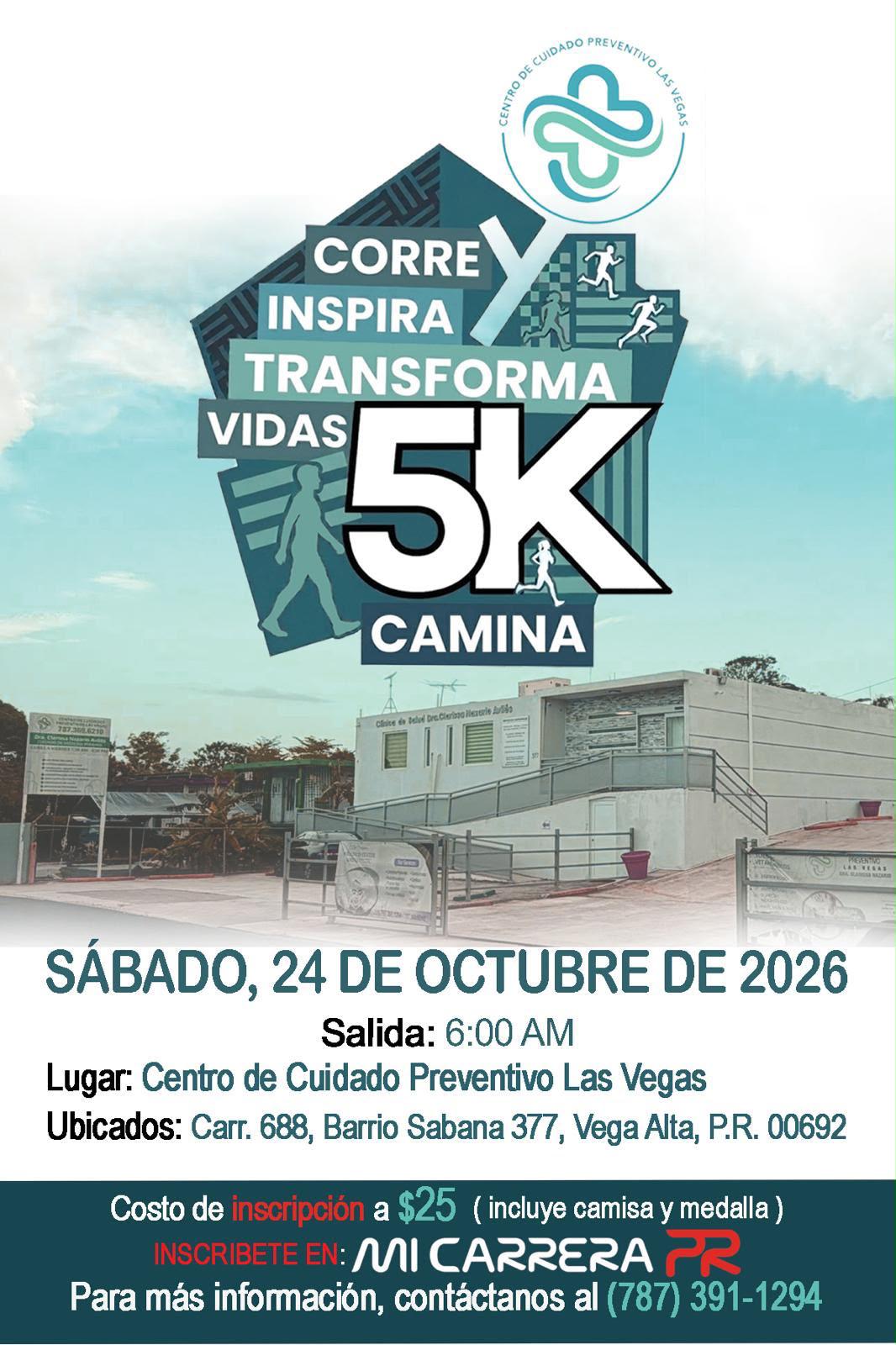 Portada de 5k Corre, Inspira y Transforma Vidas