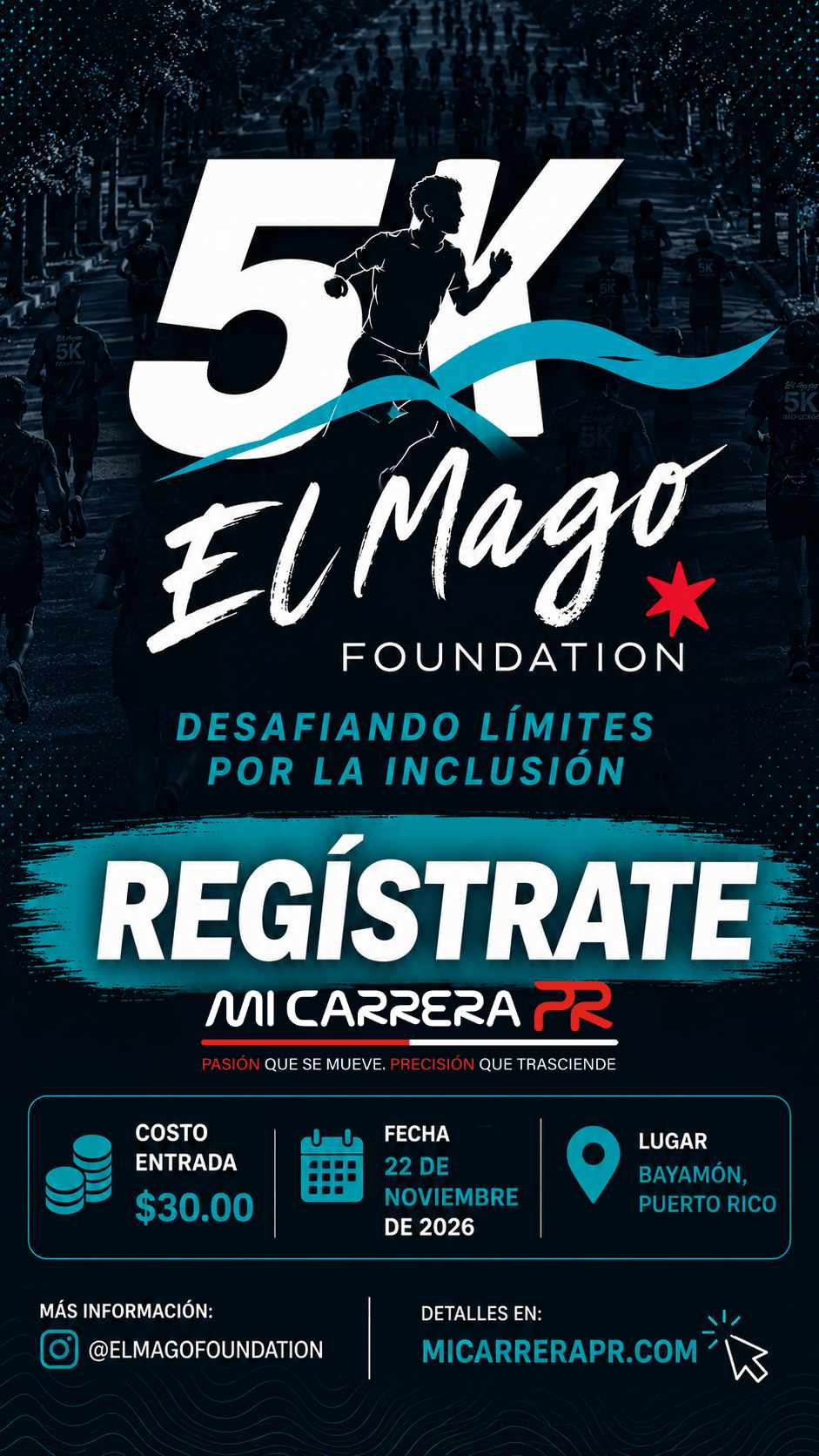 Portada de 5k El Mago Foundation