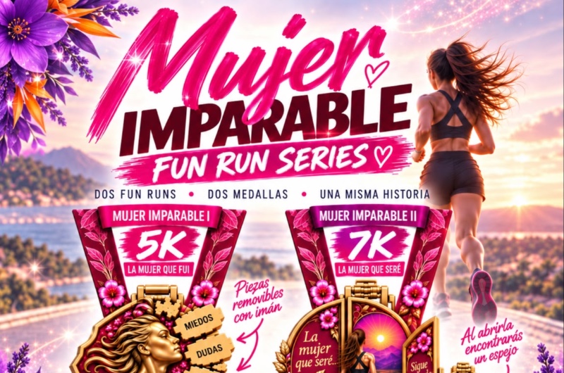 Portada de MUJER IMPARABLE – FUN RUN SERIES 💕🏃‍♀️