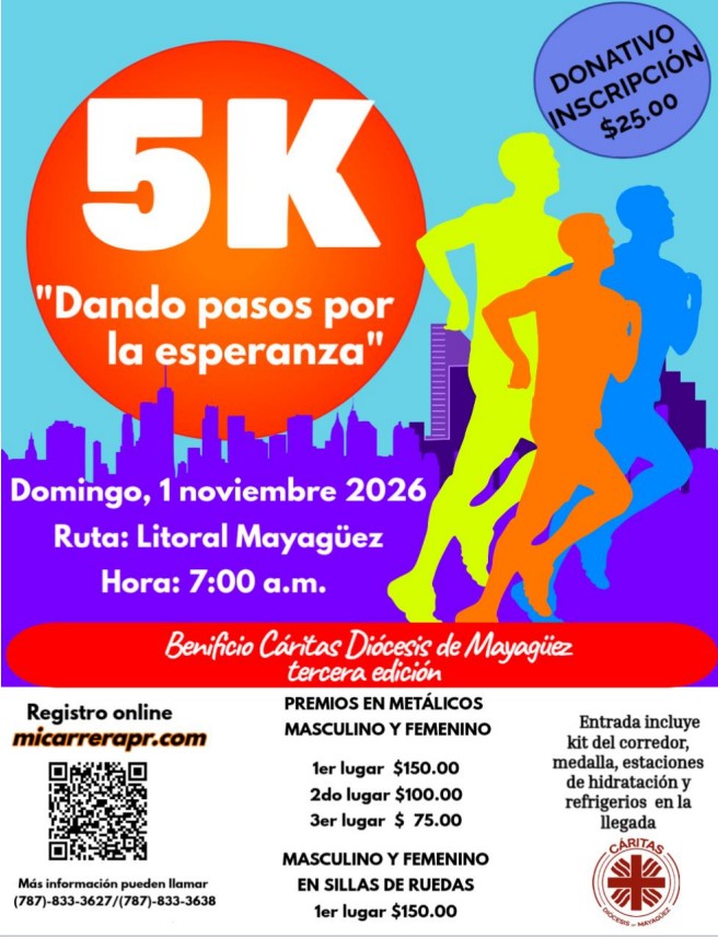 Portada de 3ra Edición - 5k Dando Pasos por la Esperanza