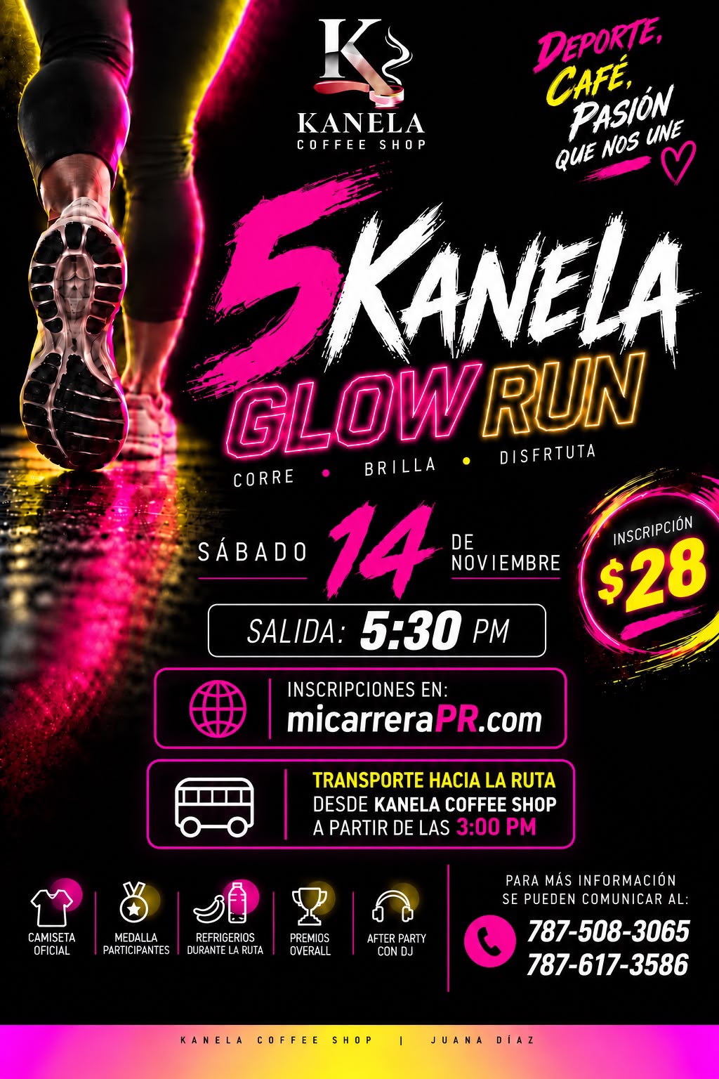Portada de 5kanela Glow Run
