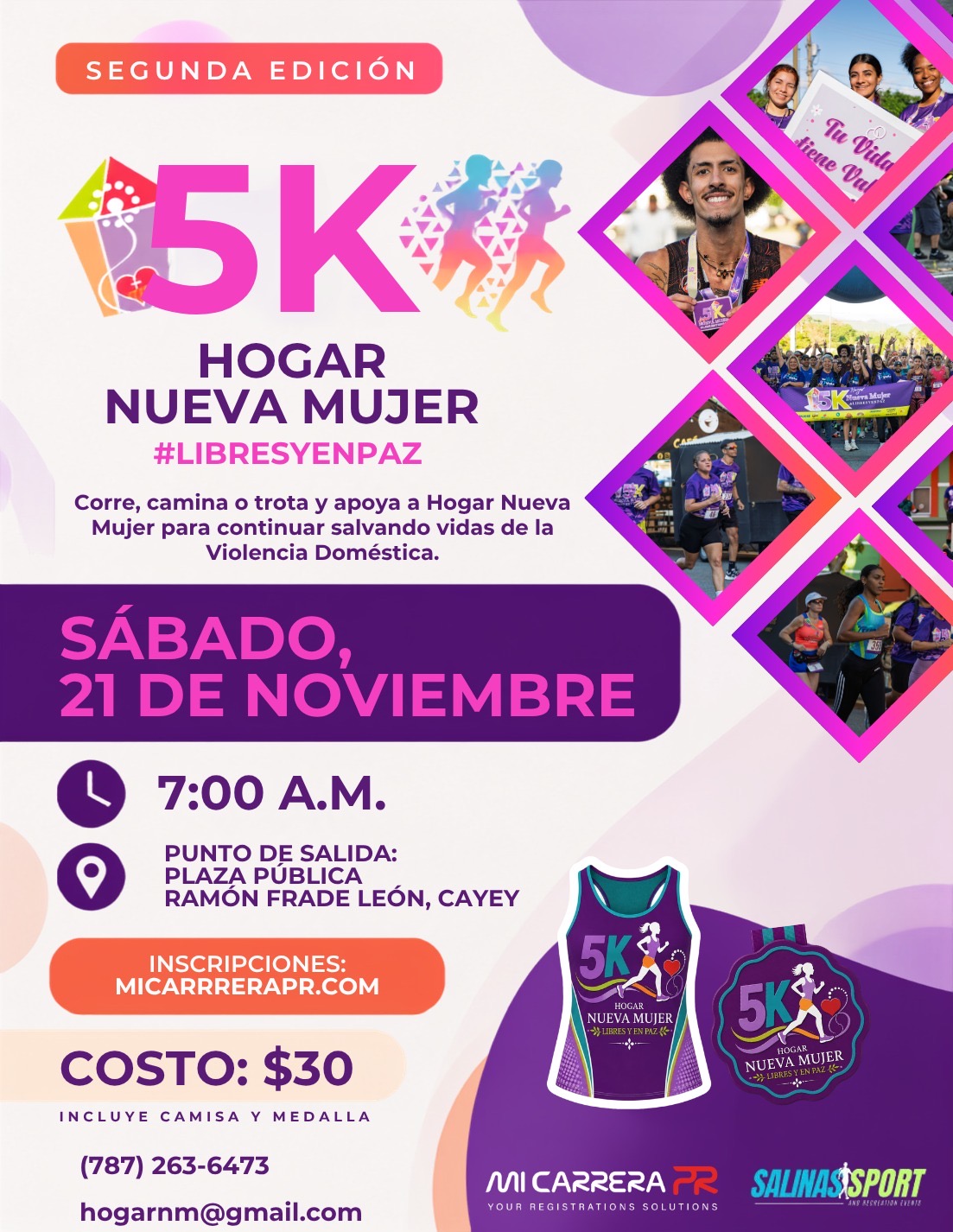 Portada de 2da Edición - 5k Nueva Mujer