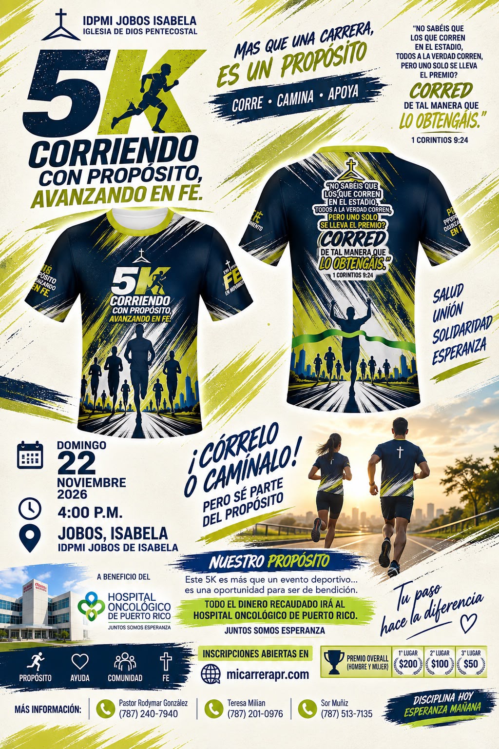 Portada de 5k Corriendo con Propósito