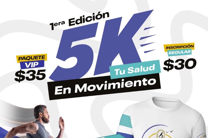 Portada de 1ra Edición - 5k Tu Salud en Movimiento
