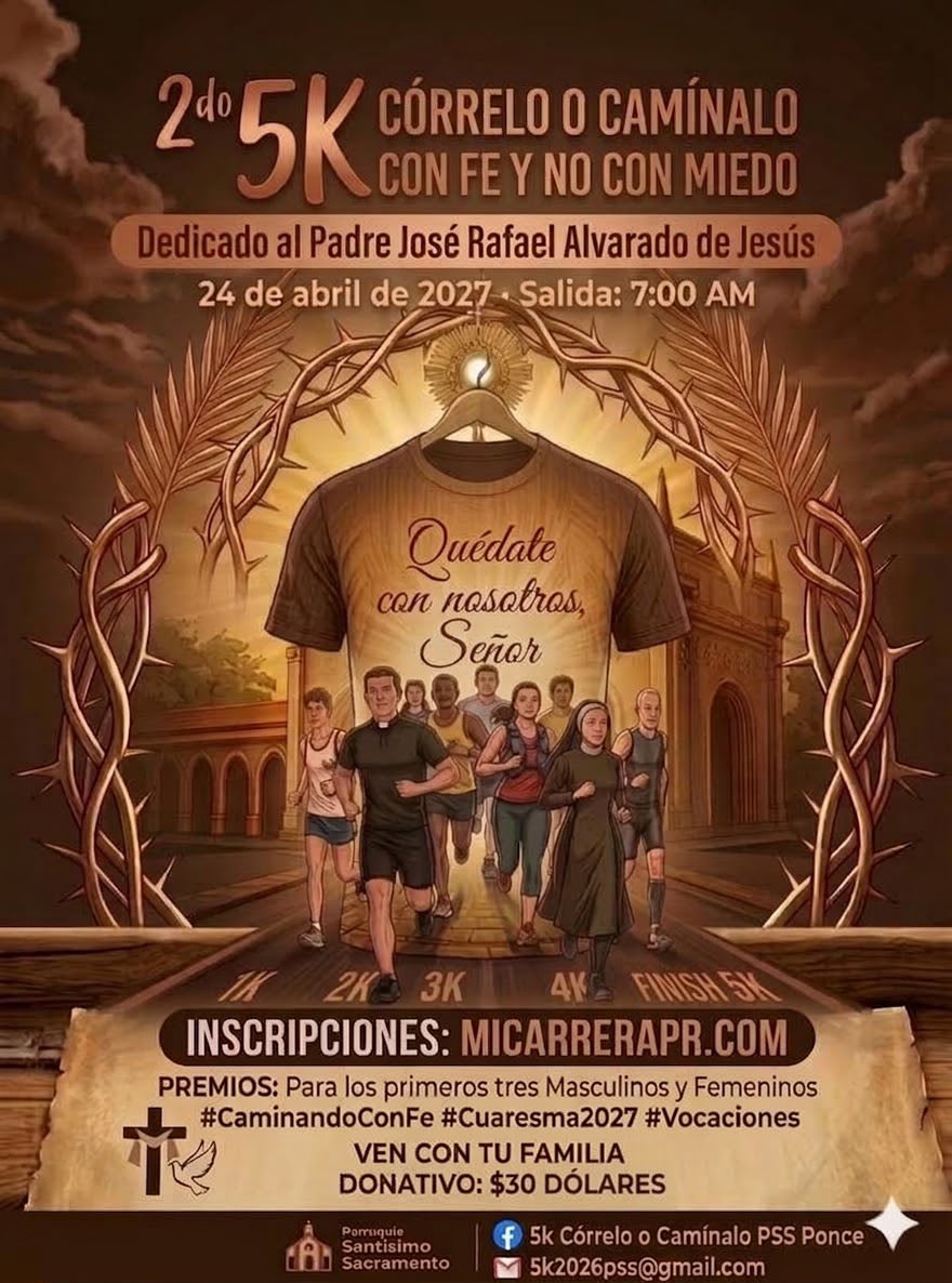 Portada de 2da Edición - 5k Corre o Camínalo con Fe y no con Miedo