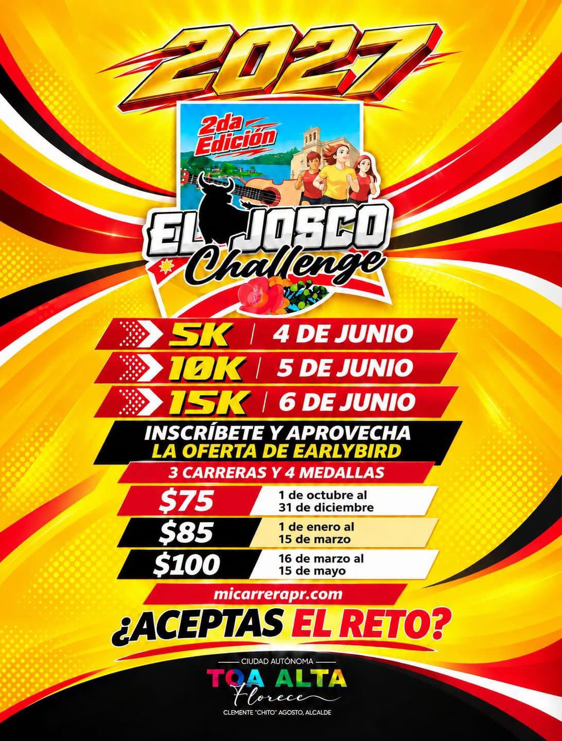 Portada de El Josco Challenge 2027